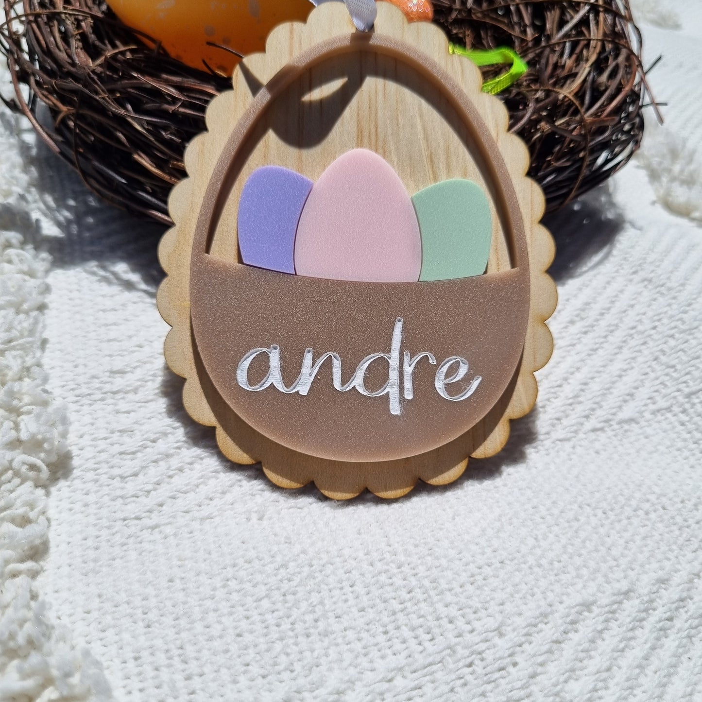 Easter Bunny Basket Scallop