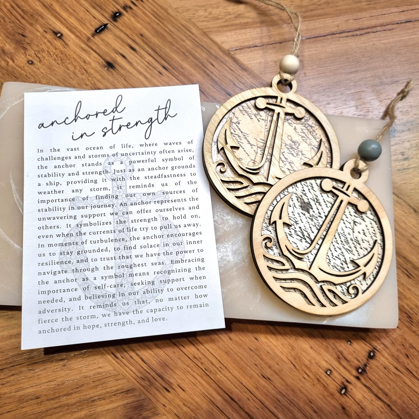 Anchored In Strength Keepsake Story Card
