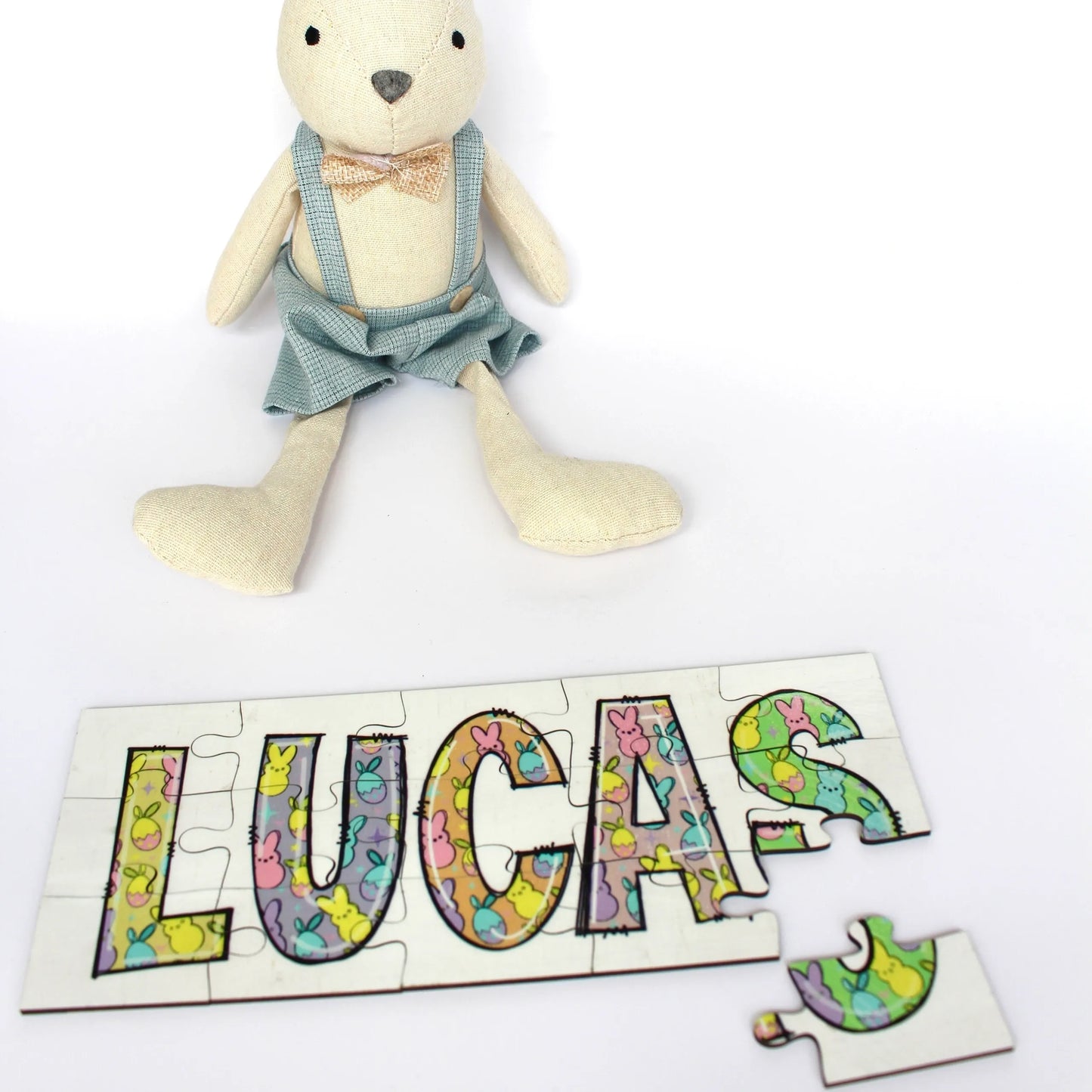 Easter Wooden Puzzle Name