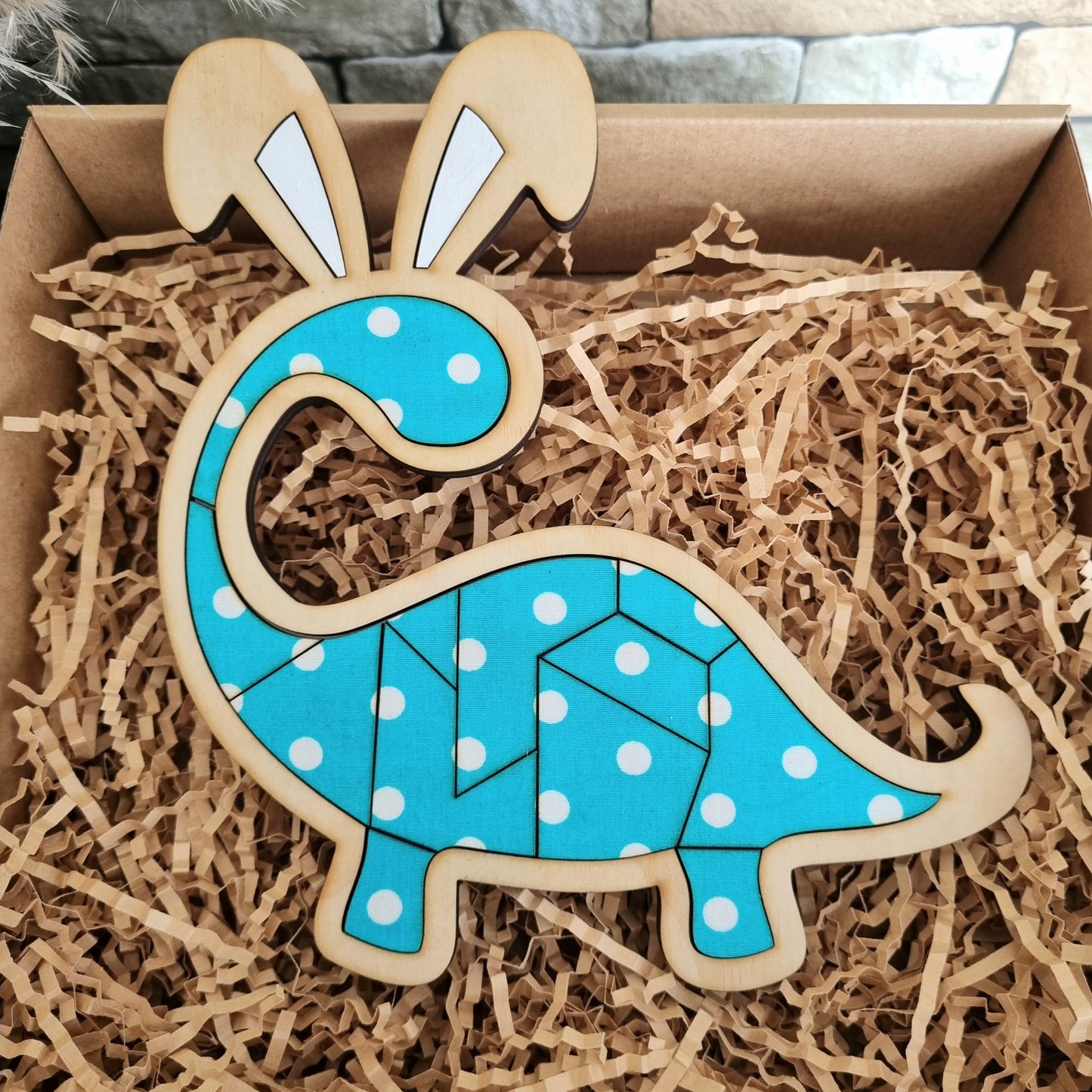 Easter Puzzle Dino