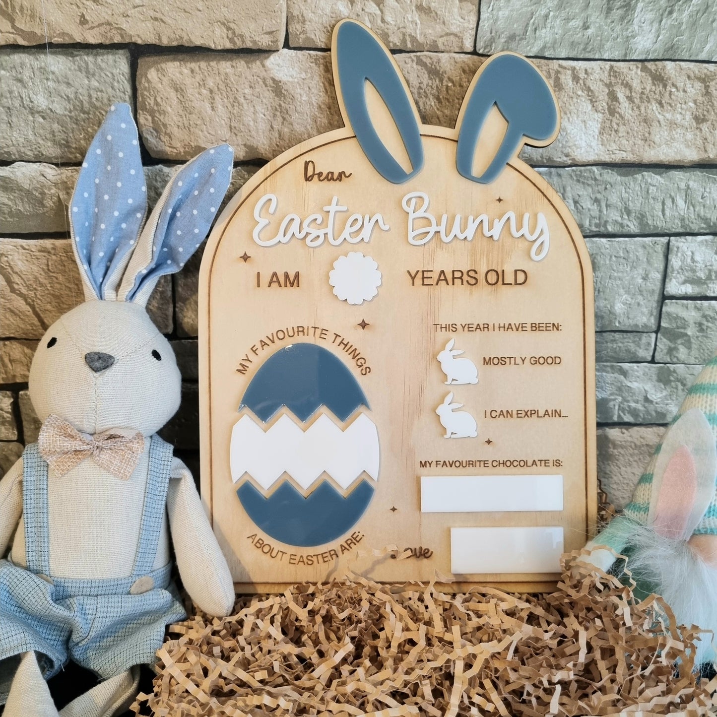 Dear Easter Bunny Board