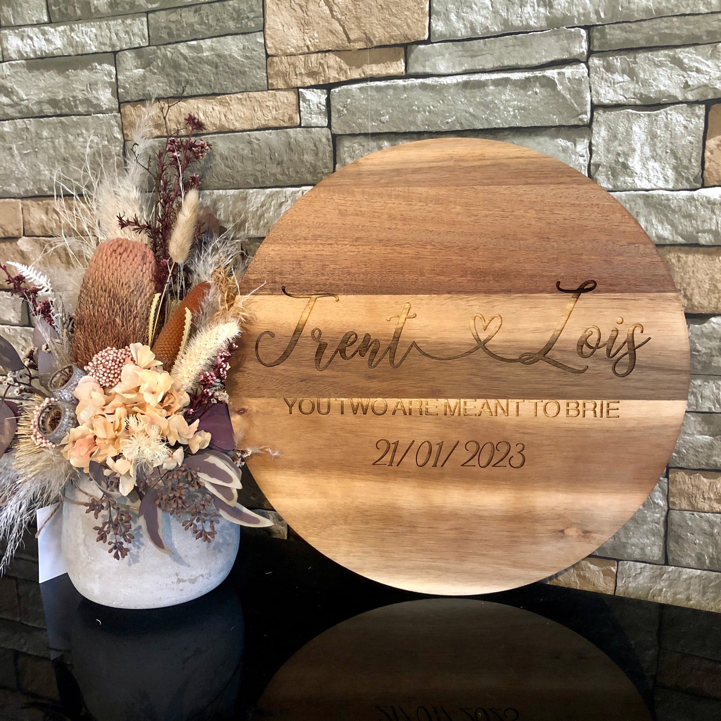 Personalised 37cm Acacia Board