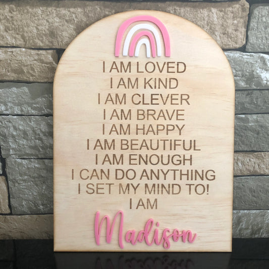 Affirmation Plaque