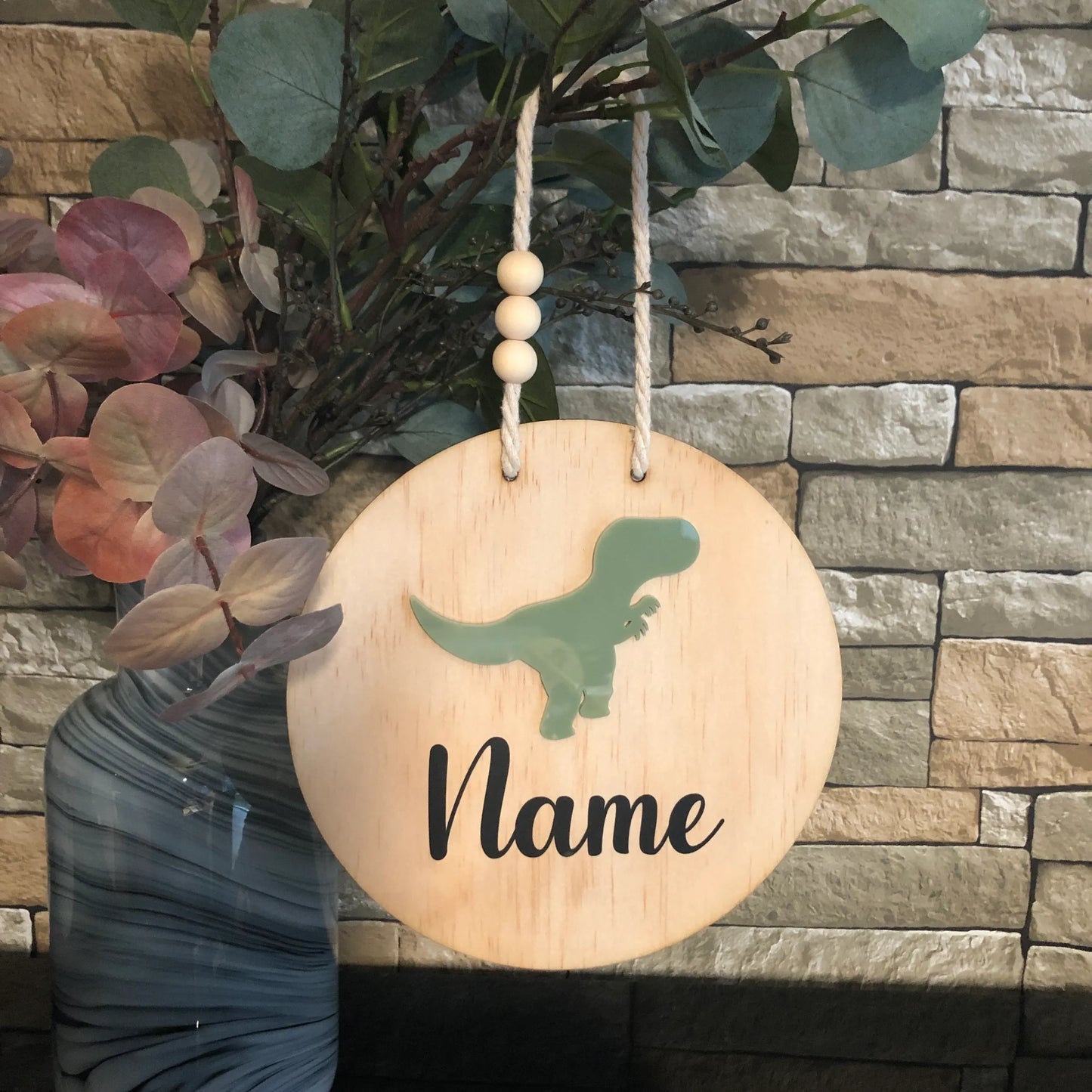 Dinosaur Wall-Door Hanging Plaque