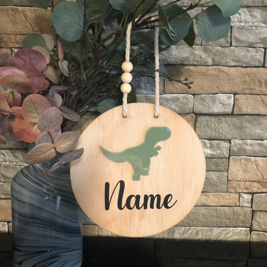 Dinosaur Wall-Door Hanging Plaque