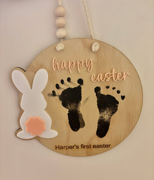 Easter Foot/Hand Print Baby Sign