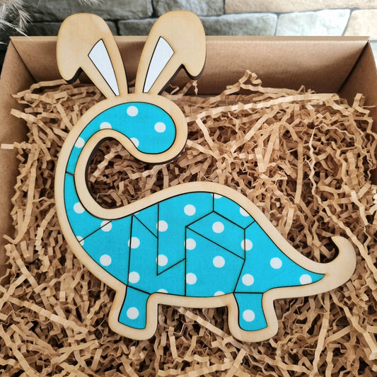 Easter Puzzle Dino